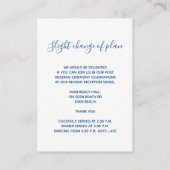 Weddenschap: blauwe kaart voor sapphire art bijlag (Achterkant)