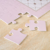 Weddenschap, bloemen, bruiloft, kinderen, deli legpuzzel (Zijkant)