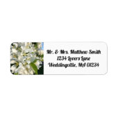 Weddenschap Blossom Return Address Label (Voorkant)