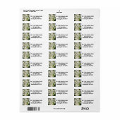 Weddenschap Blossom Return Address Label (Full Sheet)