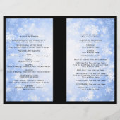 Weddenschap Blue Winter Wonderland Sparkle (Achterkant)