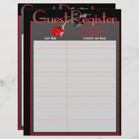 Weddenschap-bordenpagina's (Voorkant / Achterkant)