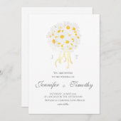 Weddenschap Botanische witte maaltijd Kaart (Voorkant / Achterkant)