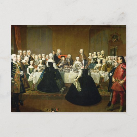 Weddenschap Breakfast Briefkaart (Voorkant)