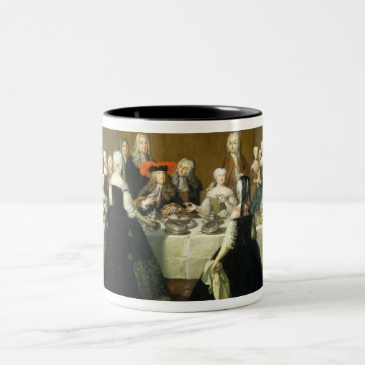 Weddenschap Breakfast Tweekleurige Koffiemok (Center)