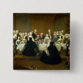 Weddenschap Breakfast Vierkante Button 5,1 Cm (Voorkant)