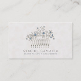Weddenschap Bridal Hair Comb Accessoires juwelen Visitekaartje