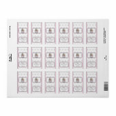 Weddenschap Bridal Hershey Mini Snoep Wrapper Labe Etiket (Full Sheet)