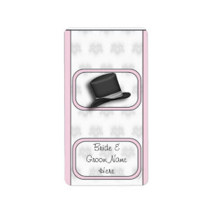 Weddenschap Bridal Hershey Mini Snoep Wrapper Labe Etiket