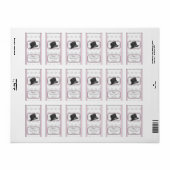 Weddenschap Bridal Hershey Mini Snoep Wrapper Labe Etiket (Full Sheet)