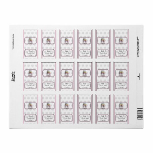 Weddenschap Bridal Hershey Mini Snoep Wrapper Labe Etiket (Full Sheet)