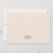 Weddenschap Bridal-partij Kaart (Achterkant)