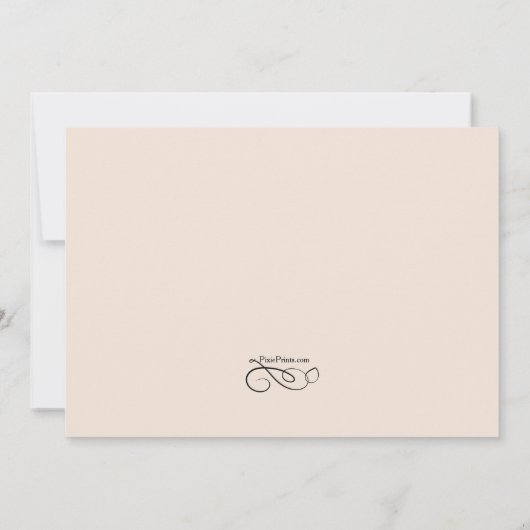 Weddenschap Bridal-partij Kaart (Achterkant)