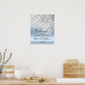 Weddenschap Bridal Welkomstwoord Stress Grijze geb Poster (Keuken)