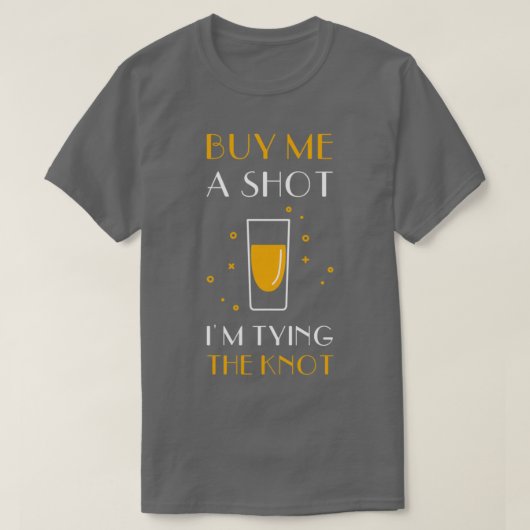 Weddenschap Bride Husband Gift T-shirt (Design voorkant)