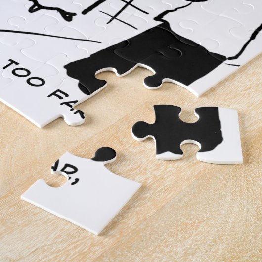 Weddenschap - Bridegroom Practical Joke Cartoon Legpuzzel (Zijkant)