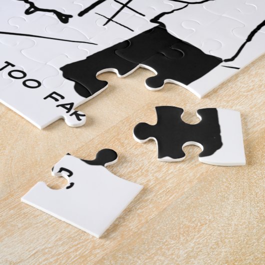 Weddenschap - Bridegroom Practical Joke Cartoon Legpuzzel (Zijkant)