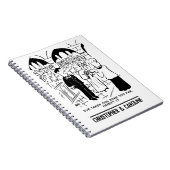 Weddenschap - Bridegroom Practical Joke Cartoon Notitieboek (Rechterzijde)