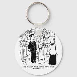Weddenschap - Bridegroom Practical Joke Cartoon Sleutelhanger