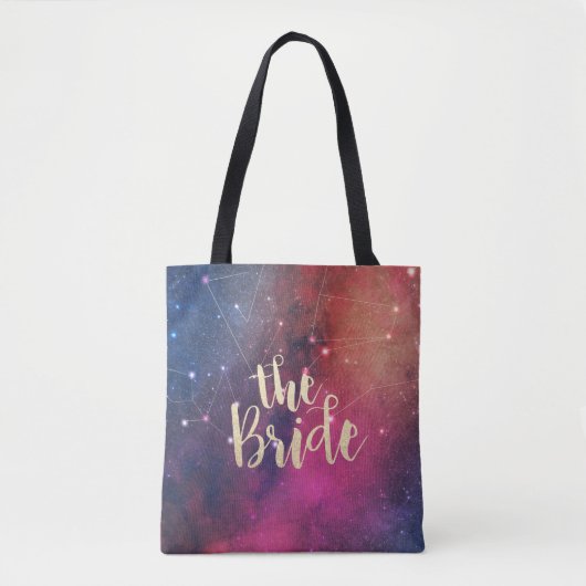 Weddenschap Brides Gorge Star Nebula Constellation Tote Bag (Voorkant)