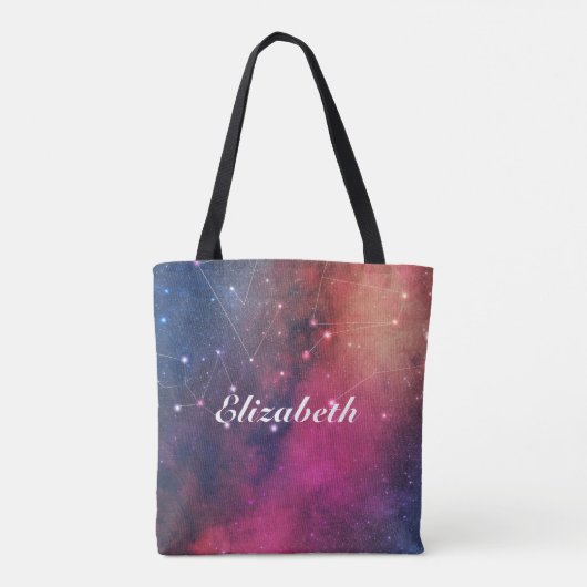 Weddenschap Brides Gorge Star Nebula Constellation Tote Bag (Achterkant)