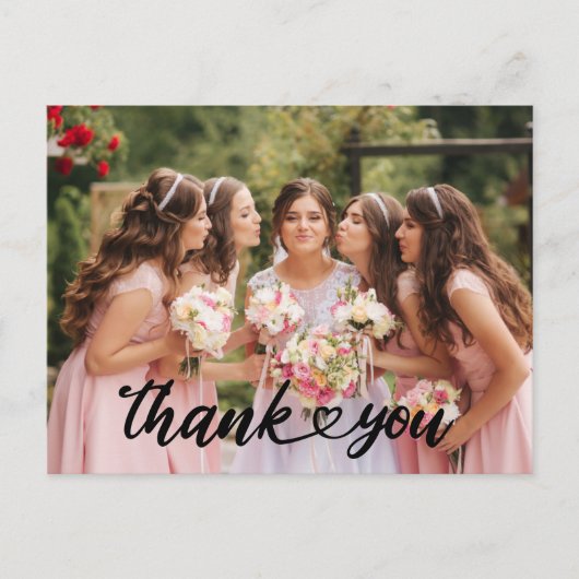 Weddenschap Bridesmaid Foto Briefkaart (Voorkant)