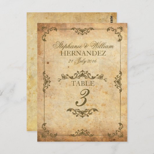  weddenschap briefkaart (Voorkant / Achterkant)