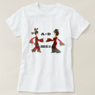 Weddenschap/bruid&gepersonaliseerde cadeautjes t-shirt