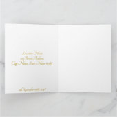 Weddenschap - bruid met kleurrijke trouwboquet kaart (Binnen)