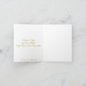 Weddenschap - bruid met kleurrijke trouwboquet kaart (Binnen)