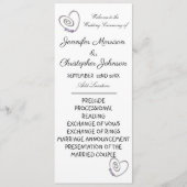 Weddenschap Cake Wedding Program Programmakaart (Voorkant)