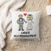 Weddenschap Cartoon - onder nieuw beheer Kussen (Deken)