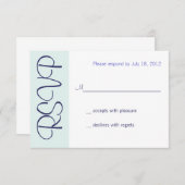 Weddenschap Champagne Toast RSVP (Voorkant / Achterkant)