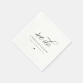 Weddenschap Cocktail Napkins Simple Luxury Elegant Servet (Hoek)