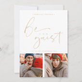 Weddenschap collage 2 Foto's zijn onze gastromanti Save The Date (Voorkant)