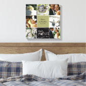 Weddenschap Collage Wrapped Canvas - Aangepaste kl (Insitu (Slaapkamer))