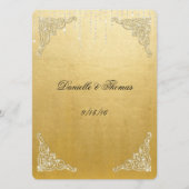 Weddenschap Commentaar Kaart Gold Foil Glitter (Voorkant)