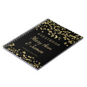 Weddenschap-Confetti voor goudolie Notitieboek (Linkerzijde)