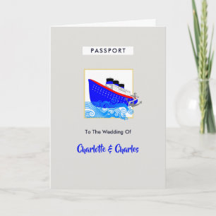 Weddenschap cruise Destination Wedding Passport
