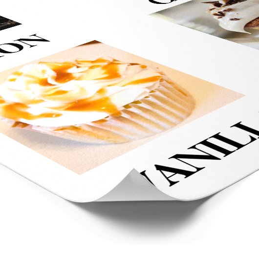 Weddenschap Cupcakes Poster (Hoek)