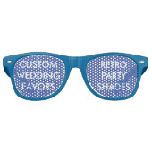 Weddenschap Custom Favors ARTITY SHADES - RETRO BL Retro Zonnebril (Voorkant)