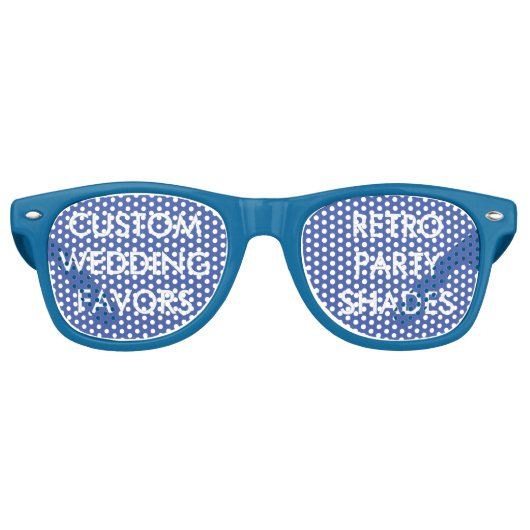 Weddenschap Custom Favors ARTITY SHADES - RETRO BL Zonnebril (Voorkant)