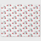 Weddenschap, dag Valenine, liefdespapier Cadeaupapier (Vlak)