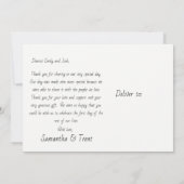 Weddenschap Dank je Briefkaart - Regenboog (Achterkant)