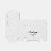 Weddenschap Dank je kalligrafie Bedankdoosjes (Uitgevouwen)