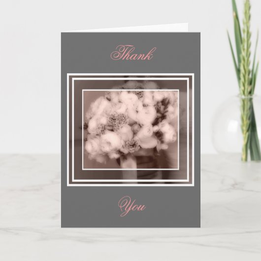 Weddenschap Dank je opmerkingen Bedankkaart (Voorkant)