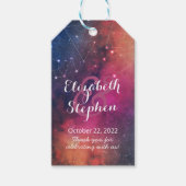 Weddenschap Dank je sterrenbeeld sterrenbeeld Cadeaulabel (Voorkant)