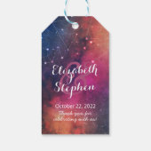 Weddenschap Dank je sterrenbeeld sterrenbeeld Cadeaulabel (Achterkant)