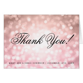 Weddenschap "Dank u" Roos Blush Pink Glitter Light