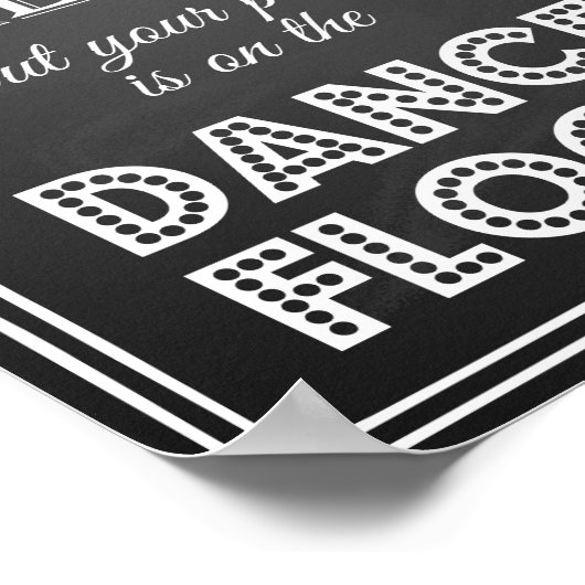 Weddenschap dat je hier  kunt vinden poster (Hoek)